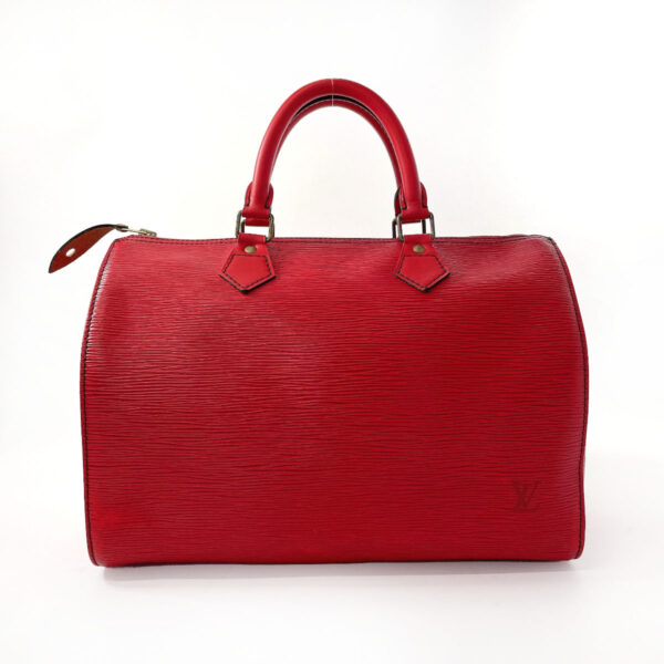 n3123212 3 Louis Vuitton Speedy 30 Handbag Epi Leather Red