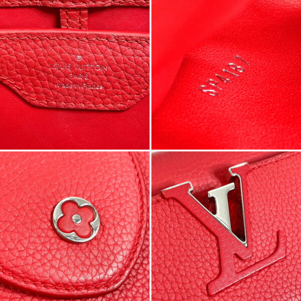 n3123283 11 Louis Vuitton Capucines PM Handbag Taurillon Red