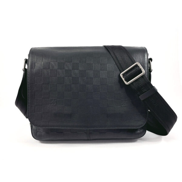 n3123415 1 Louis Vuitton District PM Shoulder Bag Damier Infini Black