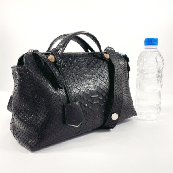 n4013564 2 Fendi By the Way Medium 2Way Handbag Python Black