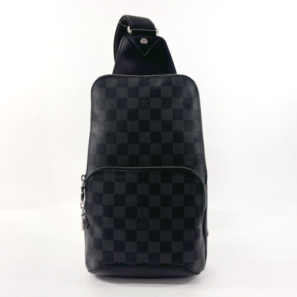 n4023890 1 Louis Vuitton Avenue Sling Bag Body Bag Damier Graphite Black