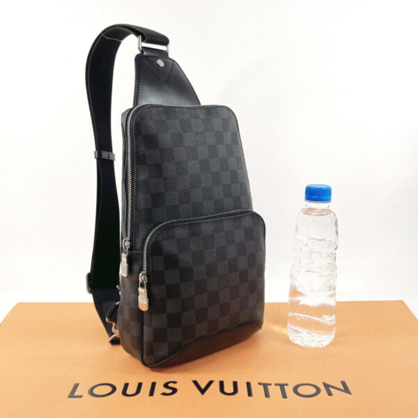 n4023890 2 Louis Vuitton Avenue Sling Bag Body Bag Damier Graphite Black