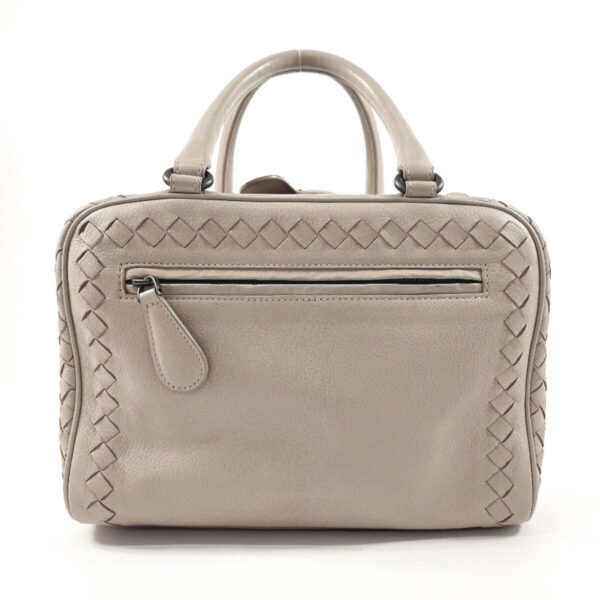 n4034211 11 Bottega Veneta Intrecciato Brera Handbag Leather Gray