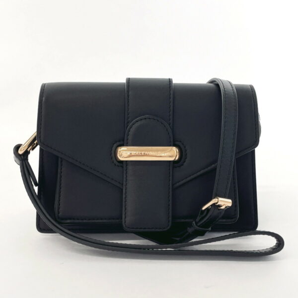 n4034219 1 Balenciaga 3Way Shoulder Bag Leather Black