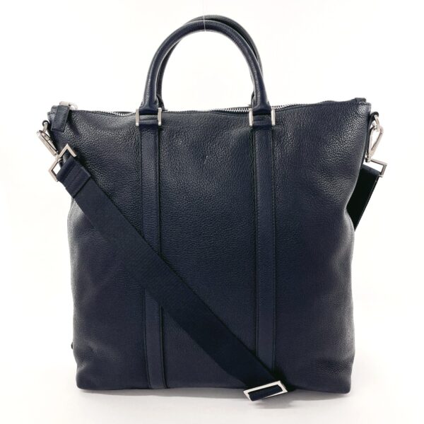 n4044618 1 Prada 2Way Handbag Leather Navy