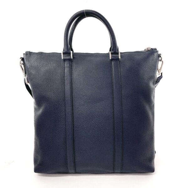 n4044618 3 Prada 2Way Handbag Leather Navy