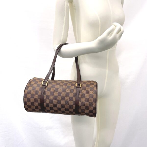 n4044630 12 Louis Vuitton Papillon 30 Handbag Damier Brown