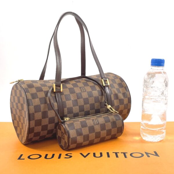 n4044630 2 Louis Vuitton Papillon 30 Handbag Damier Brown