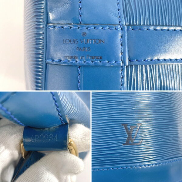 n4044635 9 Louis Vuitton Noe Shoulder Bag Epi Leather Blue