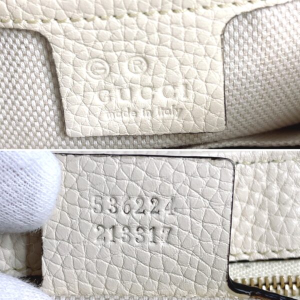 n4044642 11 Gucci Soho Chain Shoulder Bag Leather Ivory