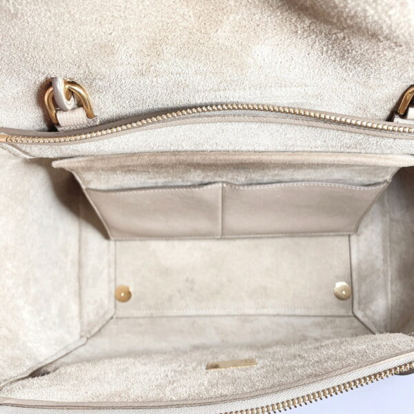 n4054823 8 Celine Belt Bag Mini Shoulder Bag Leather Beige