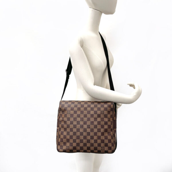 n4064811 12 Louis Vuitton Naviglio Shoulder Bag Damier Brown