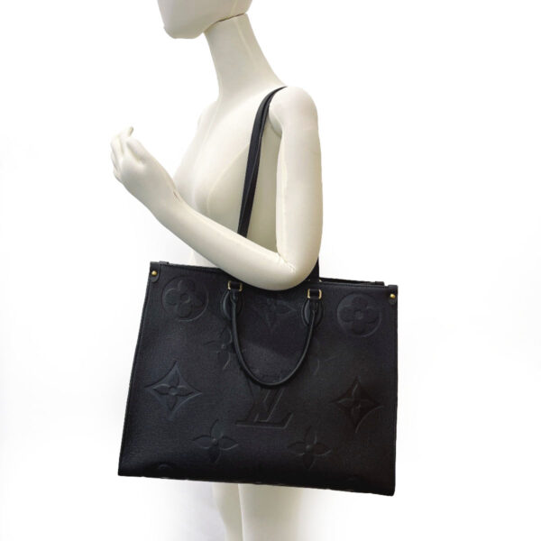 n4085384 11 Louis Vuitton On the Go GM Tote Bag Monogram Empreinte Black