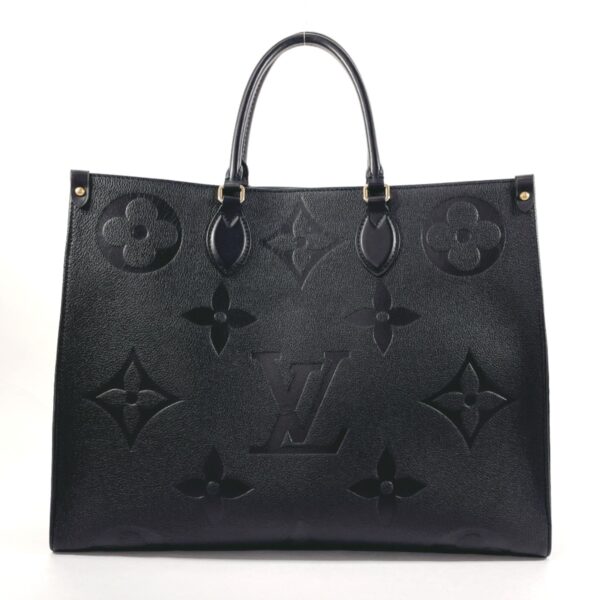 n4085384 1a Louis Vuitton On the Go GM Tote Bag Monogram Empreinte Black