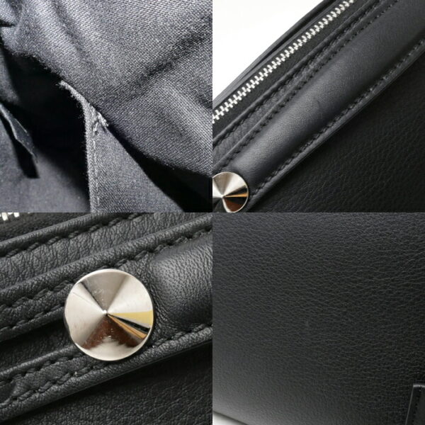 o23 1127 13 6 Fendi By The Way Medium 2Way Shoulder Bag Black