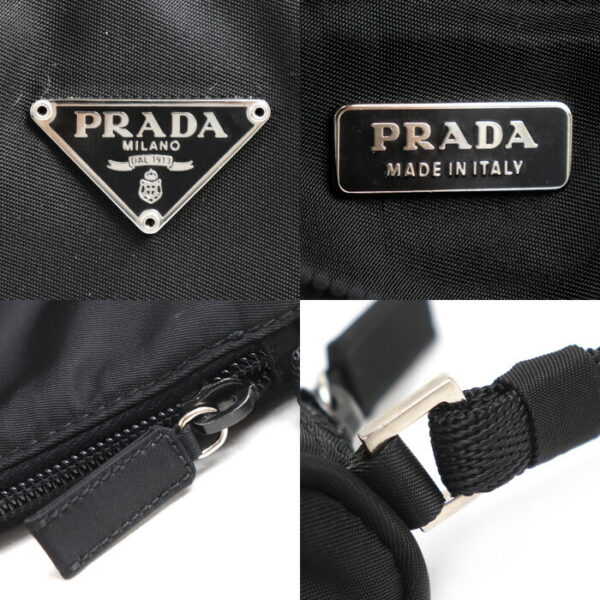 o24 0627 21 4 Prada Tessuto Sport Accessory Pouch Black