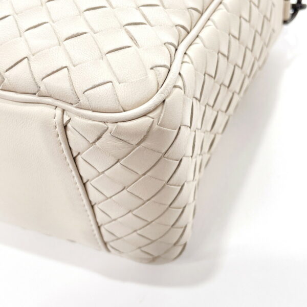 o3081998 6 Bottega Veneta Intrecciato 2Way Handbag Leather White