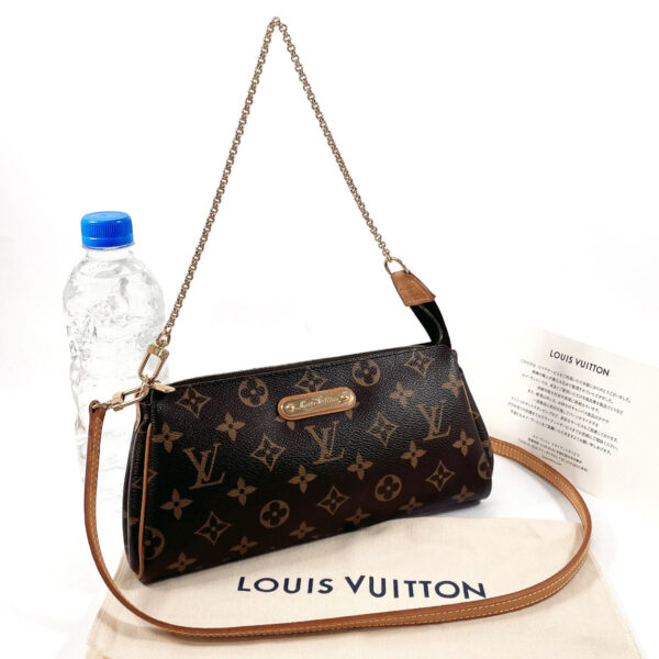 o3082001 2 Louis Vuitton Eva 2Way Shoulder Bag Monogram Brown