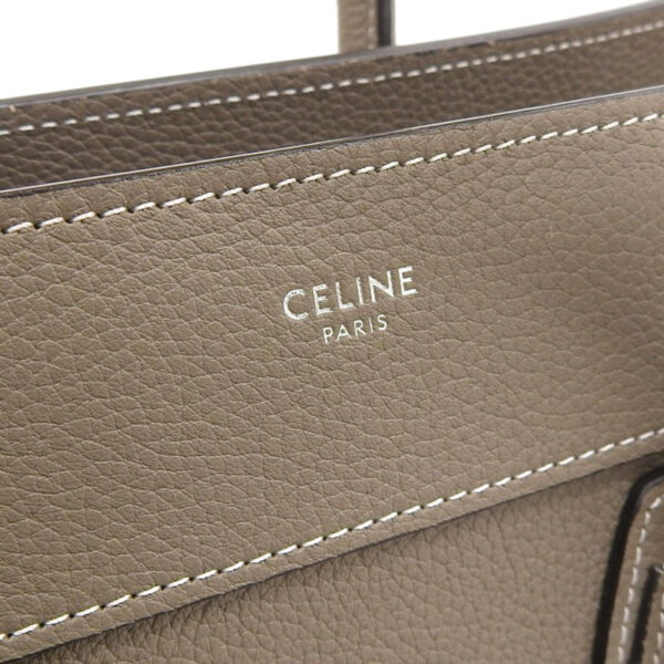 ob1625 7 Celine Luggage Micro Leather Shopper Handbag Suri