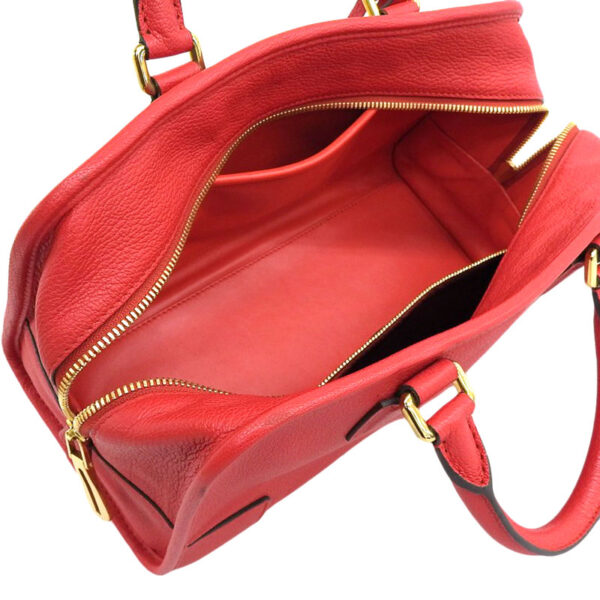 ob1637 6 Loewe Amazona 28 Handbag Leather Red