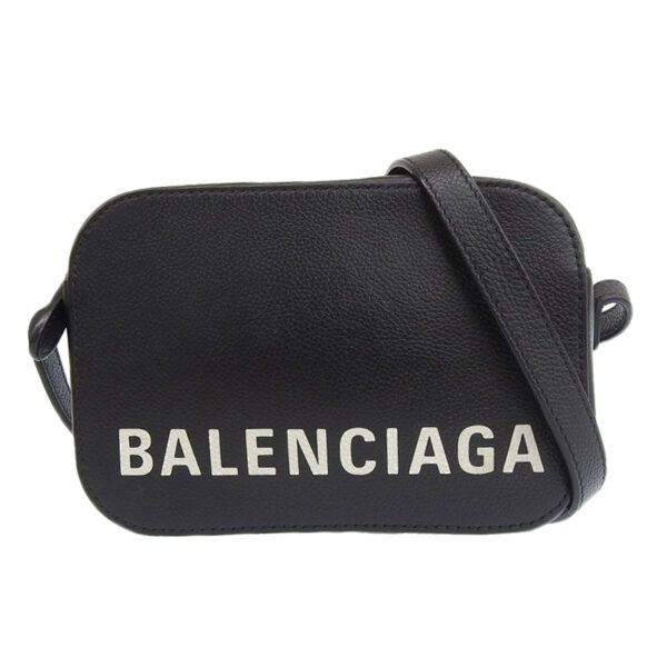 ob1688 1 Balenciaga Ville Camera Bag XS Leather Black