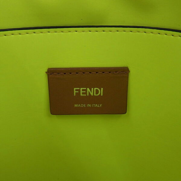 ob1743 7 Fendi Bag Bugs Shoulder Bag Leather Black Green