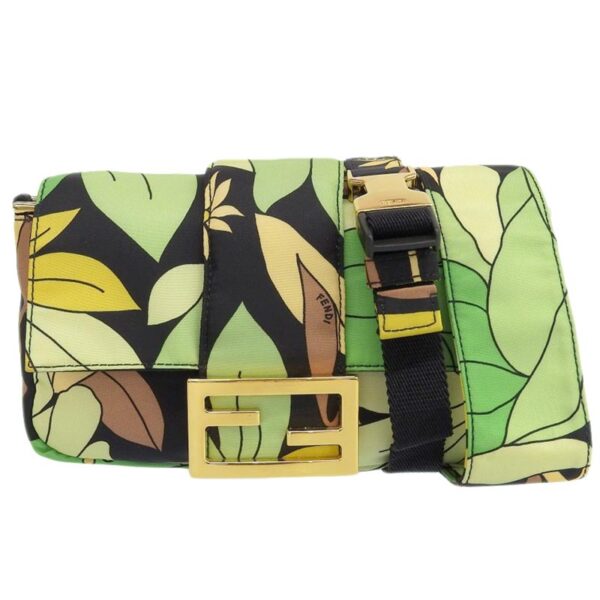 ob1766 1 Fendi Baguette 2WAY Waist Pouch Nylon Multicolor