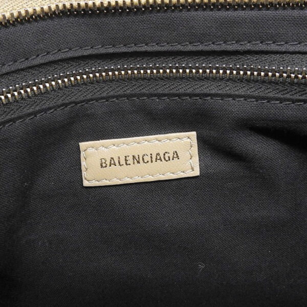 ob1856 7 Balenciaga Classic City 2WAY Handbag Leather Beige