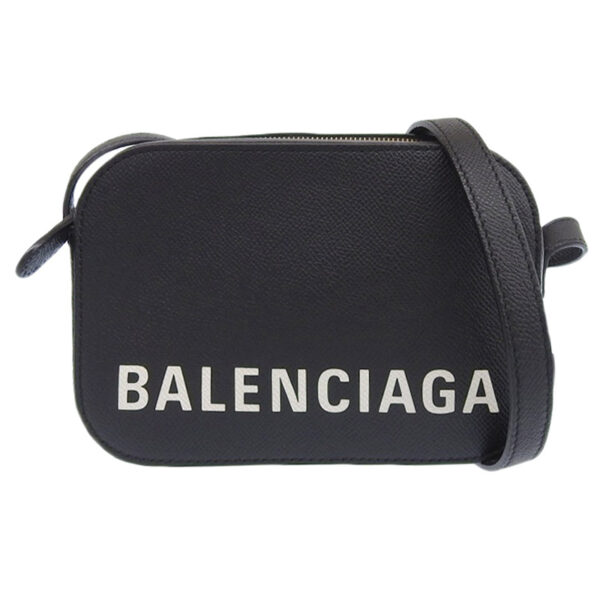 ob1875 1 Balenciaga Everyday Shoulder Bag Leather Black