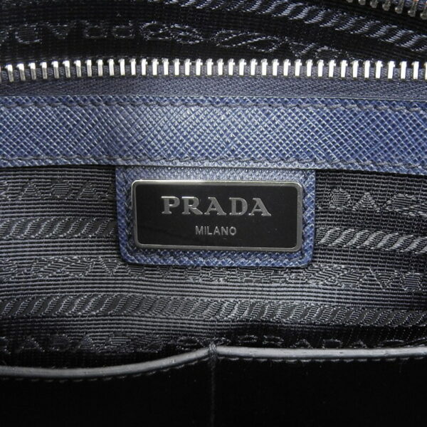 ob1919 7 Prada Tote Saffiano Leather Bag Navy