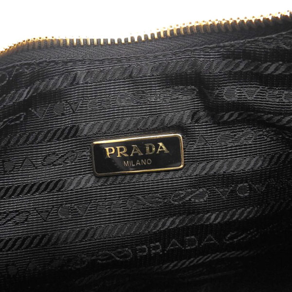 ob1968 8 Prada Re Edition 2WAY Saffiano Leather Shoulder Handbag Black