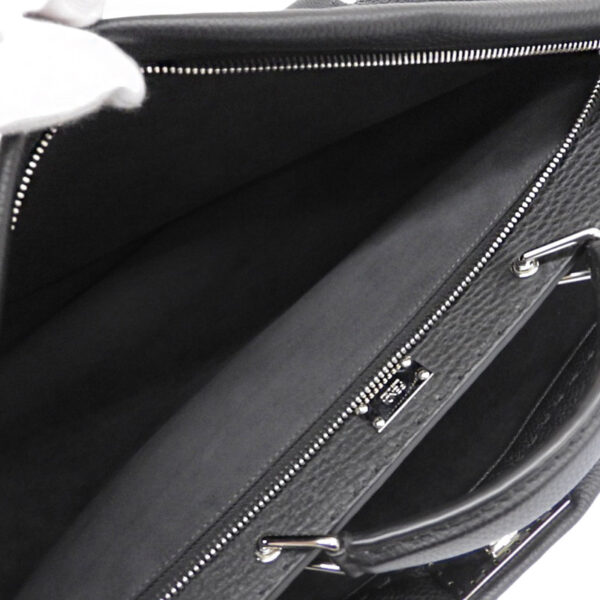 ob1983 5 Fendi Peekaboo Essential 2WAY Bag Leather Black