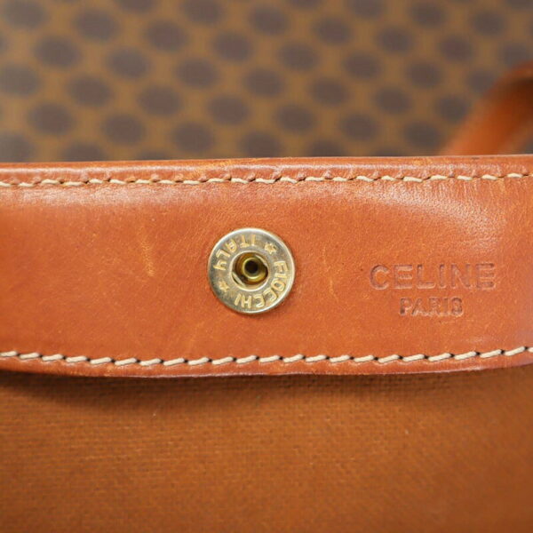 p21 1116 10 Celine Macadam Leather Tote Bag Brown