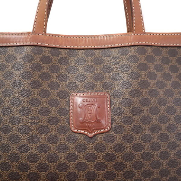 p21 1116 5 Celine Macadam Leather Tote Bag Brown