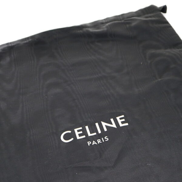 p22 239 15 Celine Medium Vertical Cover Triomphe Shoulder Bag Black