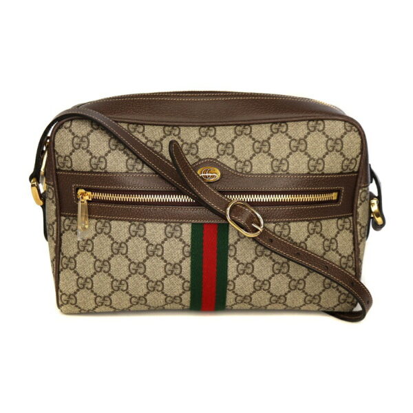 p22 648 1 Gucci Offdia Shoulder Bag GG Supreme Canvas Sherry Line