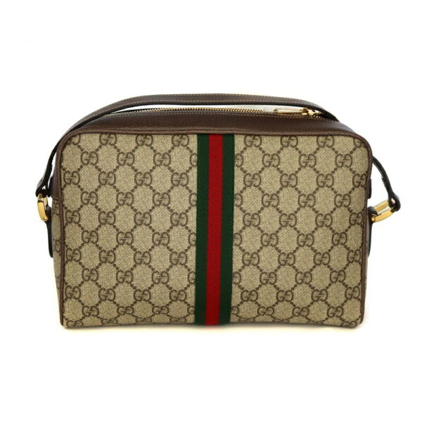 p22 648 2 Gucci Offdia Shoulder Bag GG Supreme Canvas Sherry Line