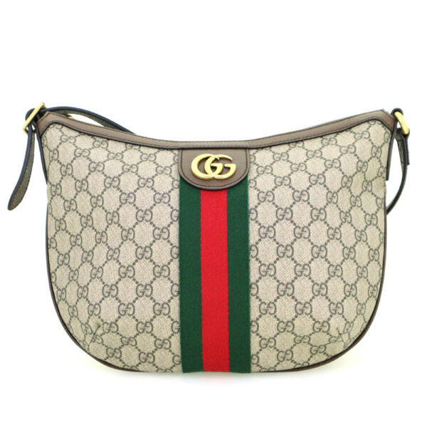 p310043903900006 2 Gucci Offdia Canvas Leather Shoulder Bag