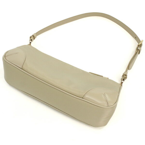 pra1bc201021 4 Prada Shoulder Bag Beige