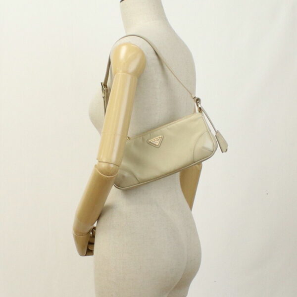 pra1bc201021 a Prada Shoulder Bag Beige