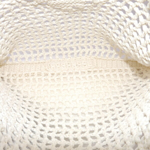 sb23 0714 40 3 Prada Crochet Tote Bag White