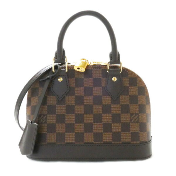 sb23 0818 26 1 Louis Vuitton Alma BB 2Way Shoulder Bag Damier