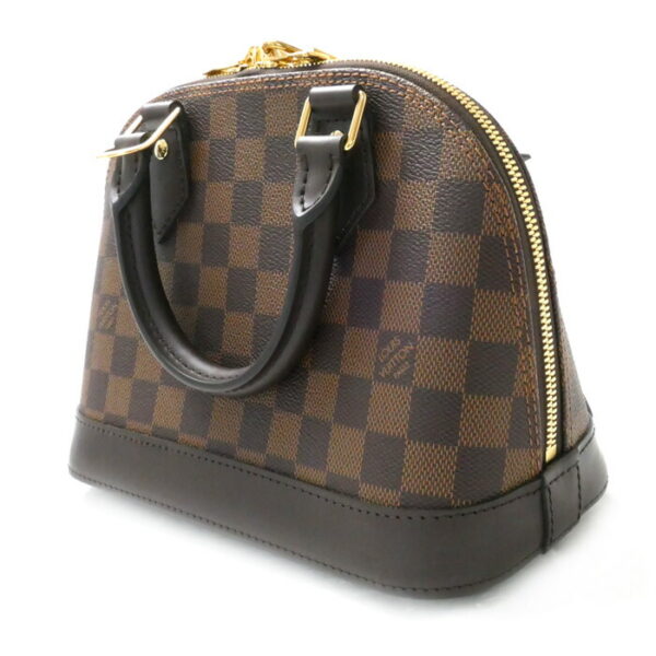 sb23 0818 26 2 Louis Vuitton Alma BB 2Way Shoulder Bag Damier