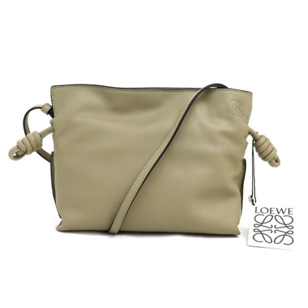 sb24 0112 46 113 Loewe Flamenco Clutch Mini Shoulder Bag Olive