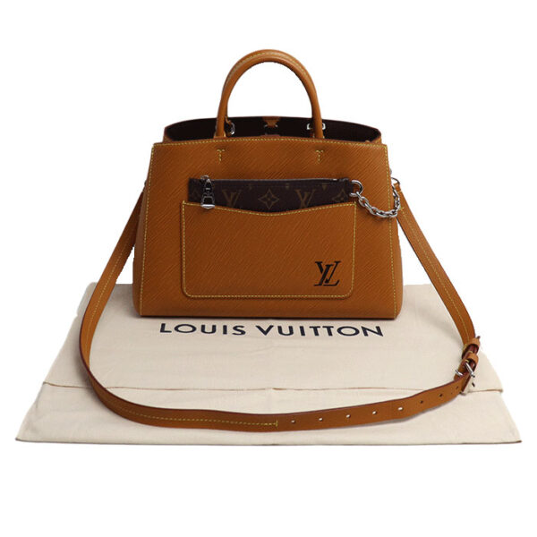 sb24 0112 51 119 Louis Vuitton Marelle Tote MM 2Way Shoulder Bag Epi