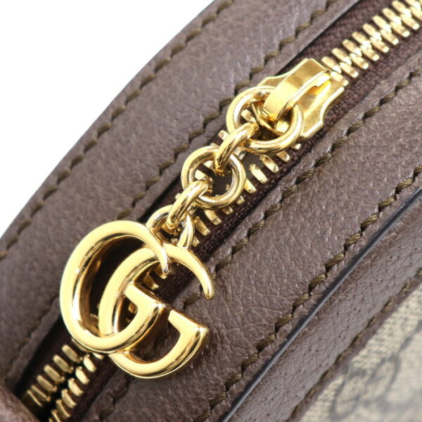 sb24 0223 44 5 Gucci Ophidia GG Supreme Chain Shoulder Bag Beige Ebony