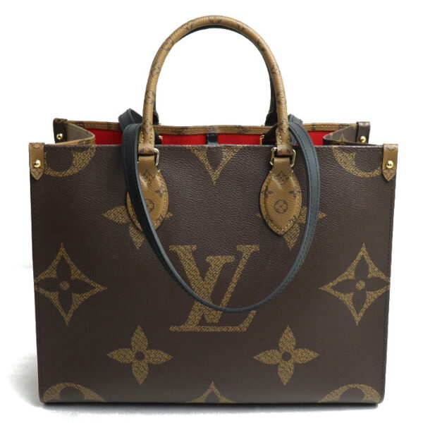 sb24 0712 31 713 Louis Vuitton On the Go MM Tote Bag Monogram Giant Reverse