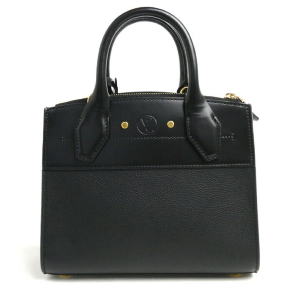 sb24 0712 32 2 Louis Vuitton City Steamer Mini 2Way Shoulder Bag Noir