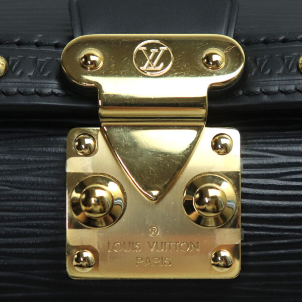 sb24 0823 16 828 Louis Vuitton Papillon Trunk 2Way Shoulder Bag Black