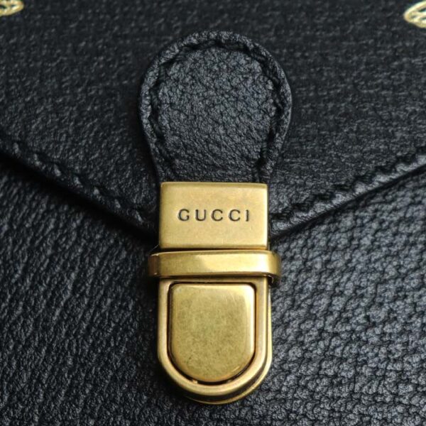 sb24 0823 23 830 Gucci Beaster Waist Bag Black